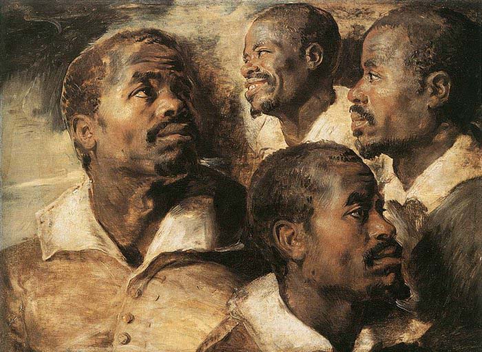 Four Studies of the Head of a Negro